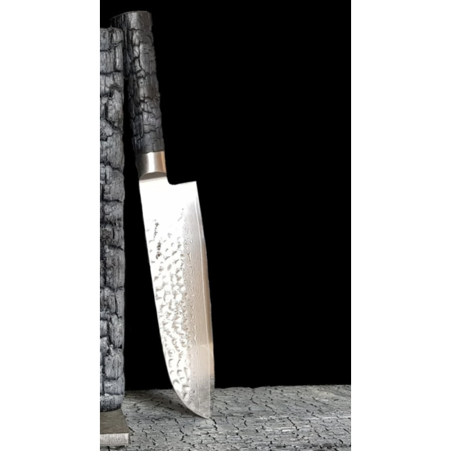 Cuttworx Flamewood Evolution Santoku Knife — WoodsIn Meat